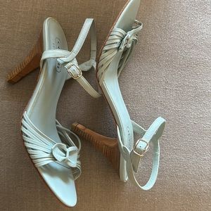 COACH baby blue heels